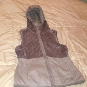 North face plush vest